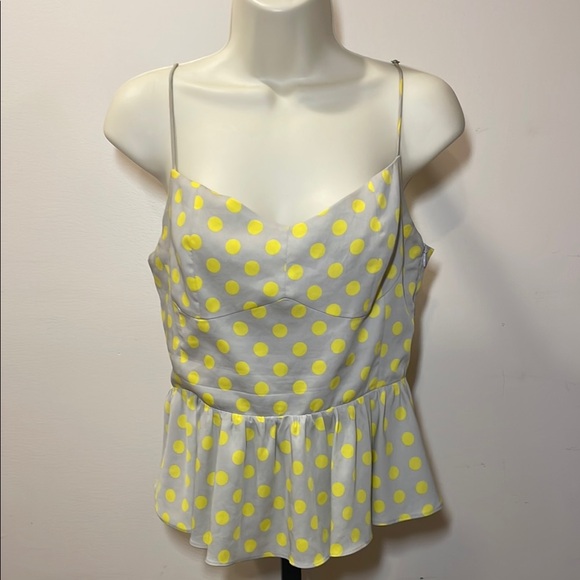 Zara Tops - Zara Yellow Polka Dot Camisole